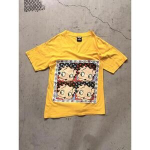 Vintage Betty Boop Rare 1993 Graphic V-Neck T-Shirt